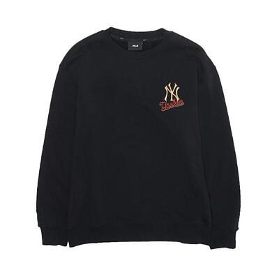 【情人节礼物】MLB官方男女同款新年款小标圆领卫衣26春新款MTQ02