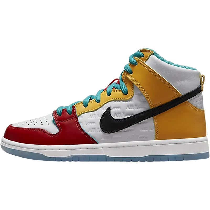 Nike/耐克正品男女同款鸳鸯防滑耐磨轻便高帮板鞋DH7778-100