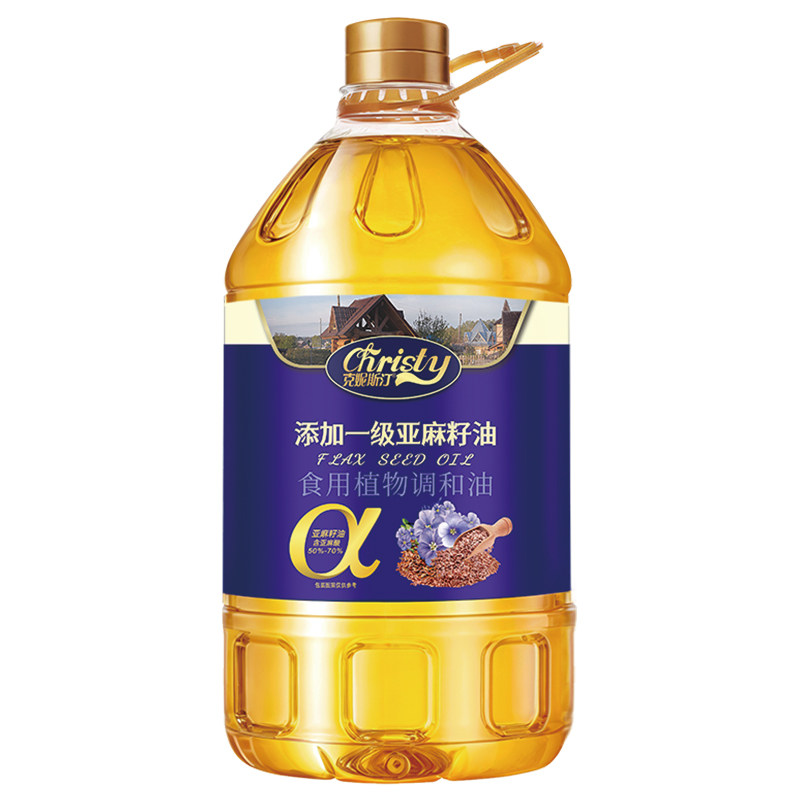 物理压榨亚麻籽调和油家用商用油