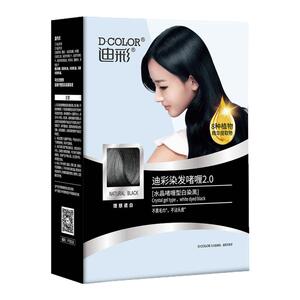 迪彩染发剂盖白发染发膏