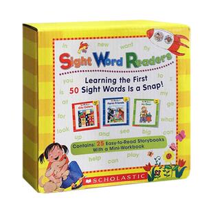 【自营】英文原版 Scholastic Sight Word Readers Boxed Set 高频词 常见字 学乐儿童英文学习家长指导25册套装 Sight Words