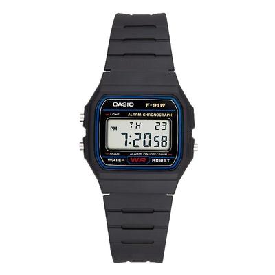 卡西欧F91W-1全数字防水夜光手表