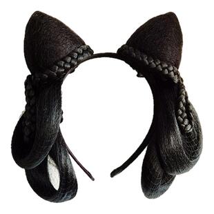 发箍假发一体百搭古风汉服新手手残党发髻懒人简单明制猫耳垫发包