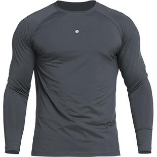 SOSOLEMON训练春夏长袖男运动上衣保暖速干发热弹性吸湿修身健身