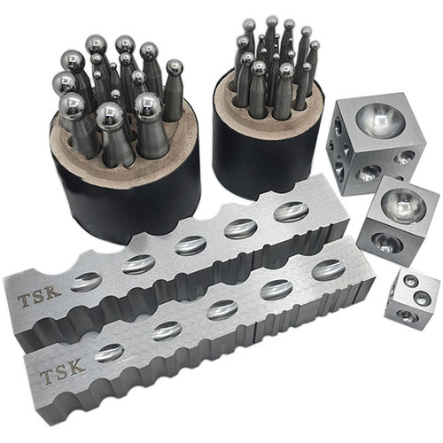 香港TSK四方窝砧四面大坑铁窝作冲头戒指手镯窝珠制作首饰模工具