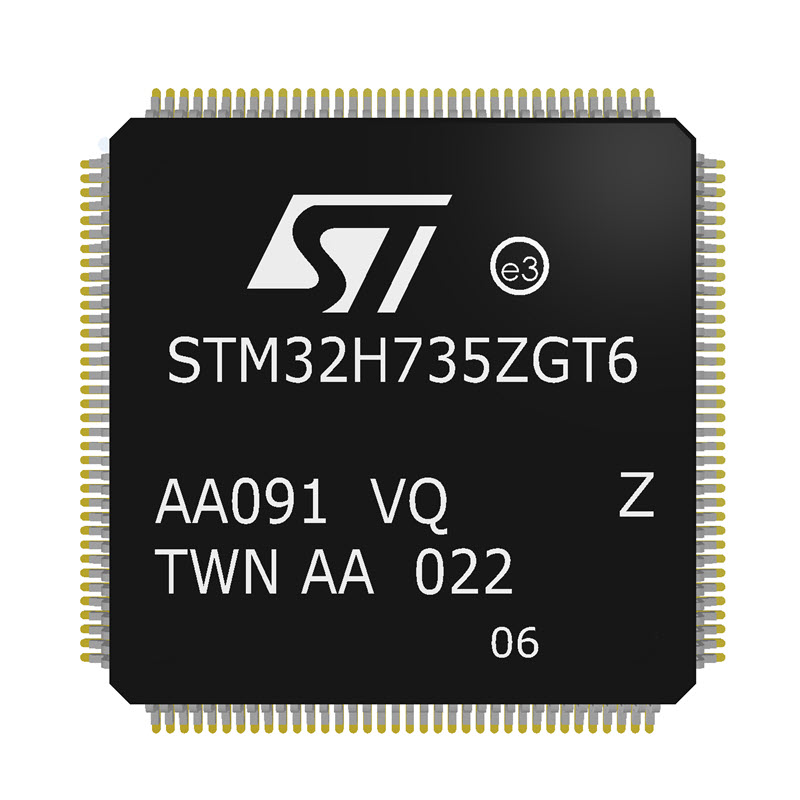 STM32H7系列微控制器PCB封装库 H743 H745 H750 AD格式 带3D模型