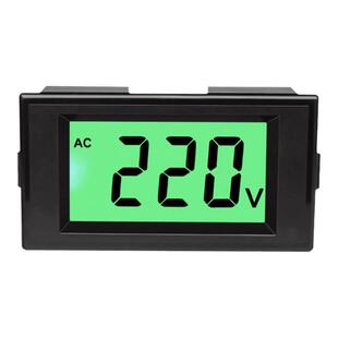 交流数显电压表单相220v110v三相380v检测测试仪液晶显示数字表头
