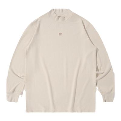 NBCT山系半高领针织衫长袖秋冬新款情侣户外徒步露营纯色打底衫男