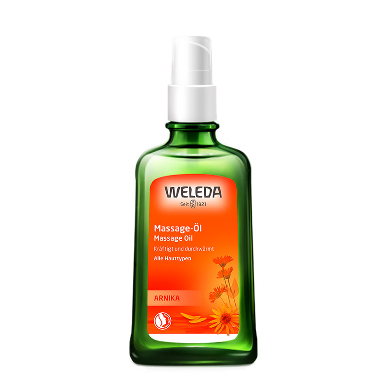 WELEDA维蕾德山金车身体油按摩油保湿滋润
