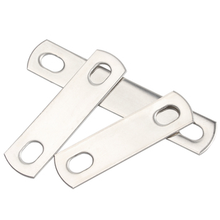 304不锈钢U型卡挡板 管卡挡片 方形垫片 卡扣管夹U形螺栓螺丝挡板