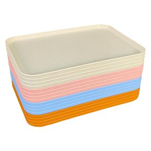 HEYE拼图分类盘分片盒分片盘马卡龙色小麦秸秆辅助工具收纳