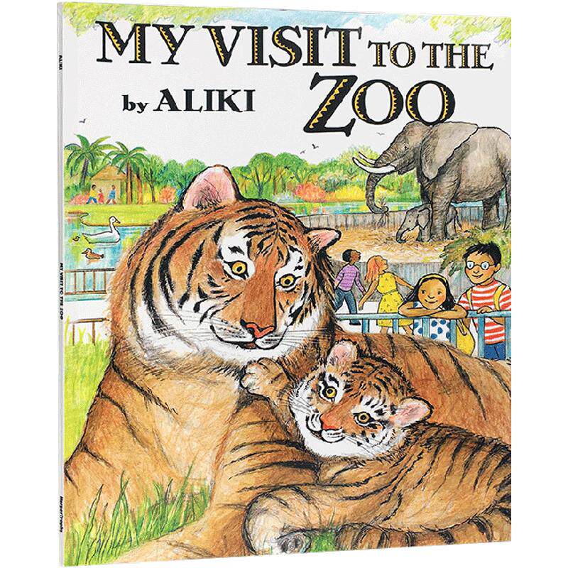 英文原版Aliki: My Visit to the Zoo去动物园参观儿童正版绘本启蒙认知动物百科趣味故事育儿亲子阅读图画书进口正版英语童书