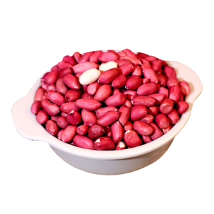 东北红衣生花生米黑龙江四粒红花生仁新鲜红皮不带壳生花生新货