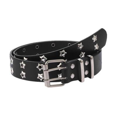 y2k女复古针扣百搭个性针扣皮带