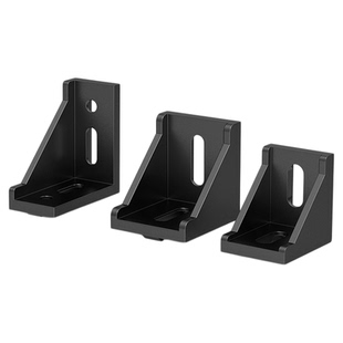 铝型材角码固定件加厚工业铝合金配件4040角件3030黑色8080连接件