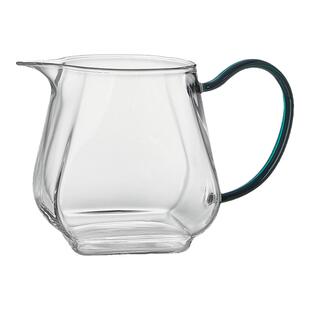 耐热玻璃公道杯茶漏一体分茶器功夫配件单个茶海过滤公杯高档茶具