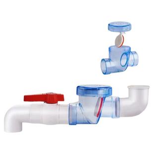 防返水止逆阀厨房50PVC下水排水管道止回阀低层防倒灌池盆单向阀