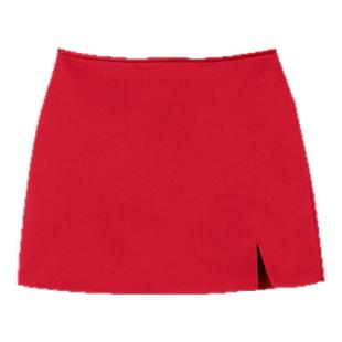 【新年特惠】MARC JACOBS/莫杰 SKIRT MJ 纯色迷你小短裙半身裙