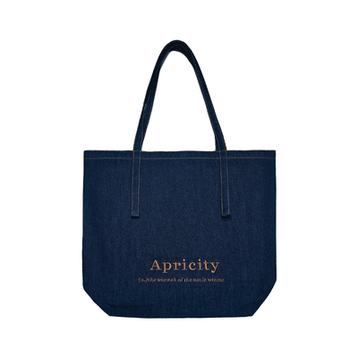 SecondMoon小众字母刺绣帆布包