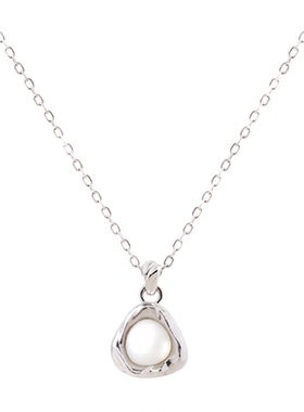 ASTRALIS天然贝母项链轻奢毛衣链