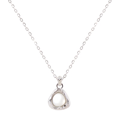 ASTRALIS天然贝母项链轻奢毛衣链