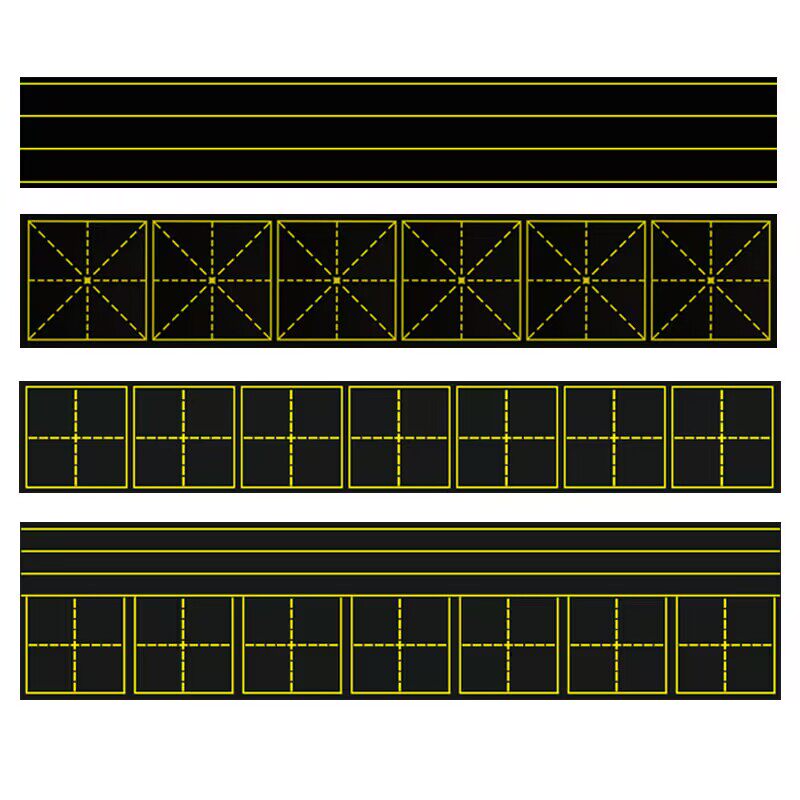 磁性田字格拼音贴可水洗擦写
