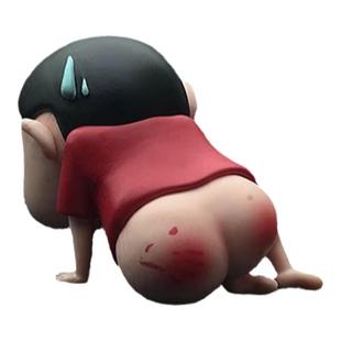 蜡笔小新汽车外部装饰摆件中控台2025新款立体车尾个性挂件治愈系