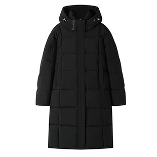 中戏羽绒棉服女款2025新款中长款过膝冬季加厚小个子学生棉衣棉袄