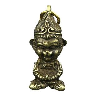 纯黄铜黑神话齐天大圣孙悟空斗战胜佛汽车钥匙扣猴子挂件