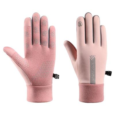 冬季防风防水加绒保暖触屏秋冬季