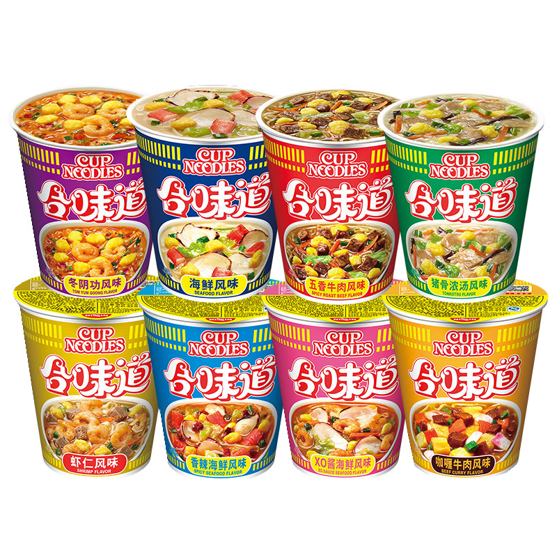 日清合味道香辣代餐食品杯面