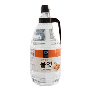 韩国清净园糖稀2.45Kg 水怡麦芽糖浆 透明玉米糖稀牛轧糖烘焙原料