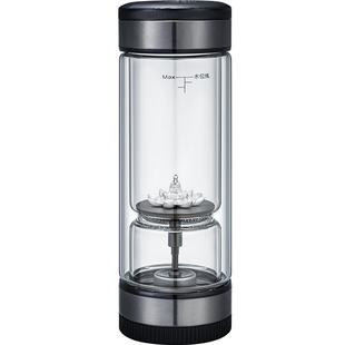 茶之恋新款高端银茶水分离泡茶水杯男高级玻璃茶杯商务礼物杯子钛