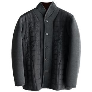 中老年人棉衣男士加绒纽扣开衫上衣老头爷爷爸爸装棉袄内胆秋冬季