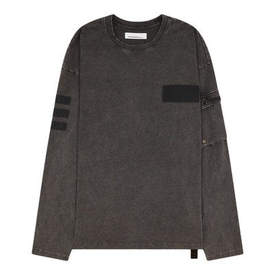 PEACEMAKER复古休闲口袋长袖T恤