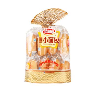 达利园法式小面包160g8枚奶香味香橙味早餐面包糕点蛋糕