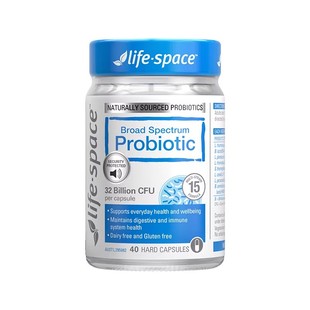 澳洲life space成人益生菌胶囊广谱大人益倍适调理肠道40粒