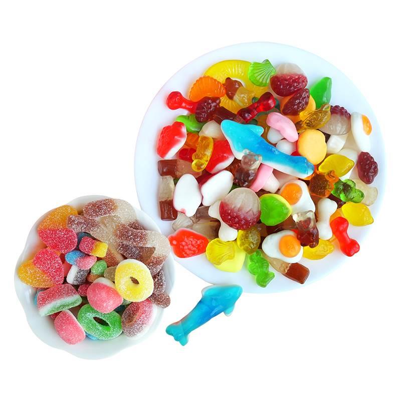【网红爆款】酸砂爆浆涂油水果味软糖橡皮糖混搭软糖解馋零食散装