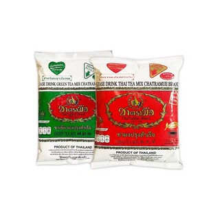 泰式手标绿茶红茶粉泰国原装进口商用原料奶茶店手打柠檬茶色素