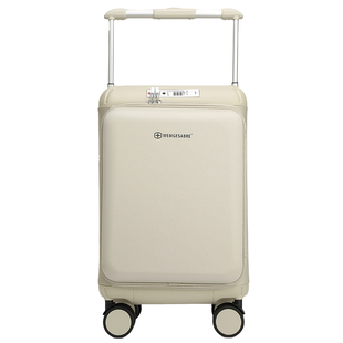 瑞士军刀宽拉杆行李箱女多功能新款登机密码箱旅行箱20寸万向轮