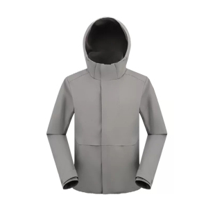 探路者2026春夏新款女式户外弹力防水外套连帽休闲衣 TAEEAO82510