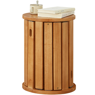 全实木圆凳餐凳家用可叠放茶几组合凳客厅创意餐桌吃饭凳叠叠乐