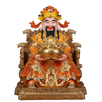 招财财神爷财神家用神像供奉摆件范蠡真身办公室店铺比干开业树脂
