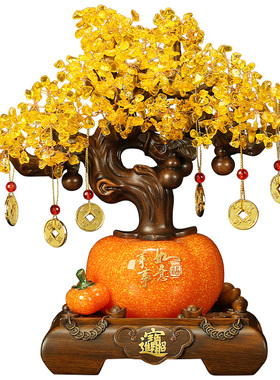 吉善堂事事如意摇钱树摆件