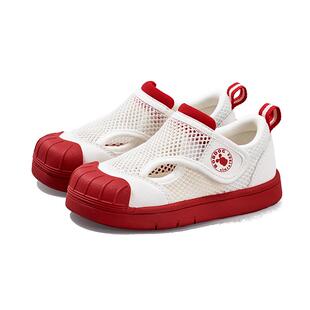 巴布豆男童童鞋幼儿园室内鞋夏季透气儿童小白鞋大网宝宝鞋子女童