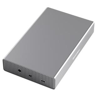 蓝硕3.5寸硬盘盒子TypeC全金属外壳USB3.0台式机底座串口外接置