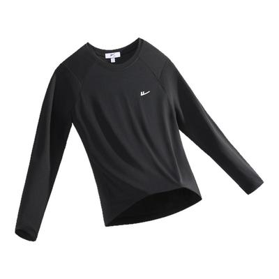 回力速干衣女款防晒运动健身长袖