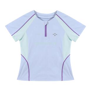 ZEENI防晒UPF50+速干衣女2026夏季户外羽毛球运动健身短袖t恤上衣