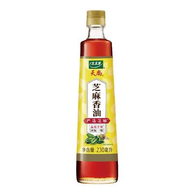 太太乐芝麻香油100m家用芝麻油纯正小磨香油蘸料家用黑芝麻花椒油