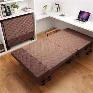 亿家达折叠床沙发床午休床陪护床单双人床办公室午睡躺椅 咖啡色7